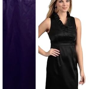 London Times Ruffled Dress Purple